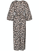 Underneath A Setting Sun Dress - Black Pattern