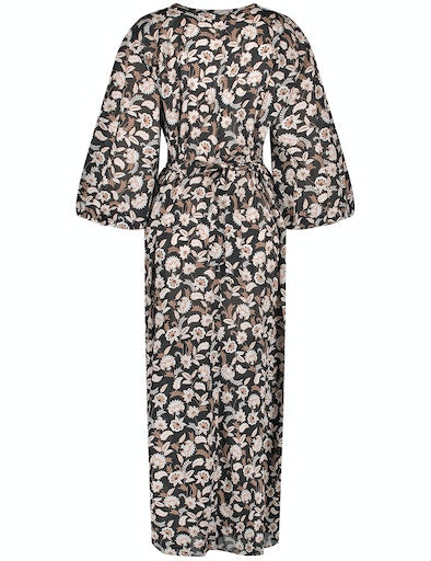 Underneath A Setting Sun Dress - Black Pattern