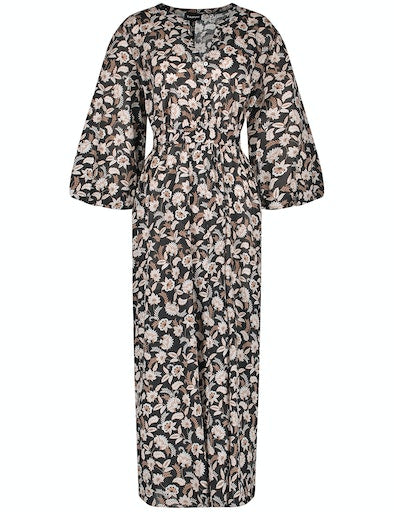 Underneath A Setting Sun Dress - Black Pattern