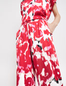 Soft Romance Trouser - Rose Kiss Print