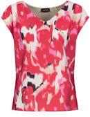 Soft Romance T-Shirt - Rose Kiss Print