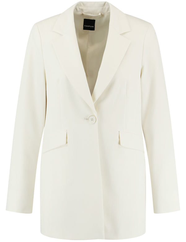 Soft Romance Blazer - Light Cream