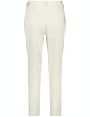 Underneath Setting Sun Crop Trouser - Light Cream Print