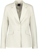 Underneath A Setting Sun Blazer - Light Cream Print