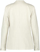 Underneath A Setting Sun Blazer - Light Cream Print