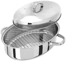 32cm High Oval Roaster with Thermic Base