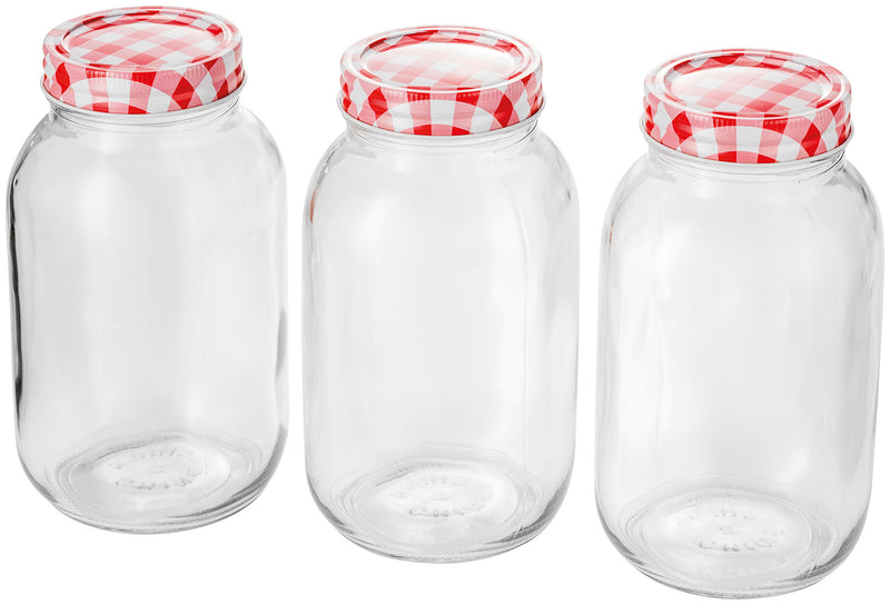 3 x 1 Litre Piece Preserving Jar Set TC328