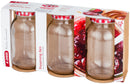 3 x 1 Litre Piece Preserving Jar Set TC328