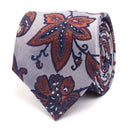 Paisley Design Silk Tie - Red
