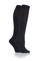 Vintagefairisle Kneehighs - Black