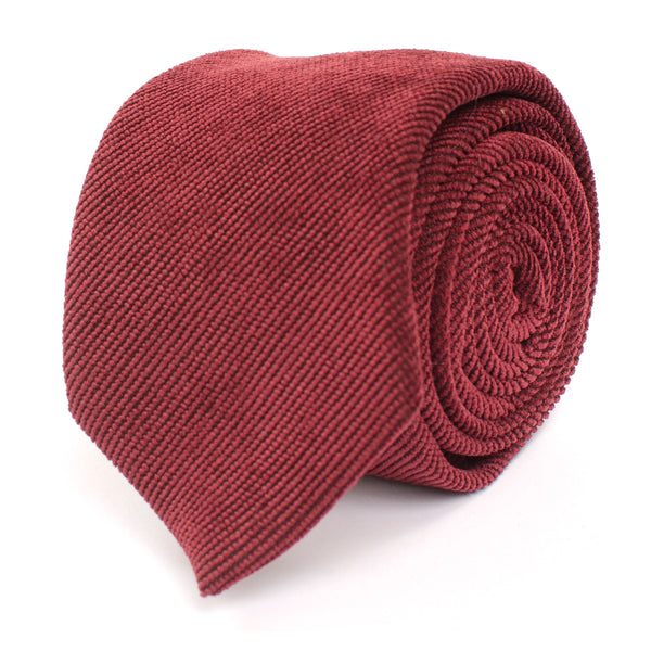 Corduroy Tie - Burgundy