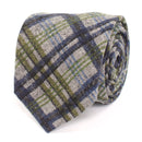 Casual Checked Tie - Green
