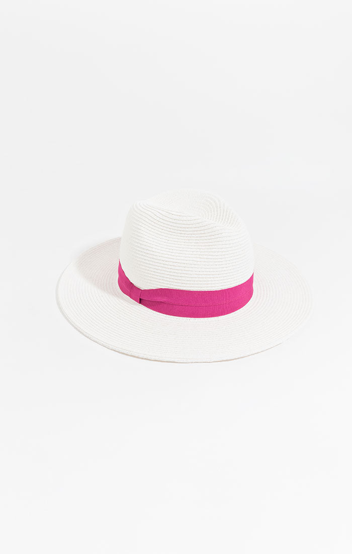 Pia Rossini Tobago Hat - White/pink