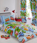 Trains Duvet Cover Set - Multi