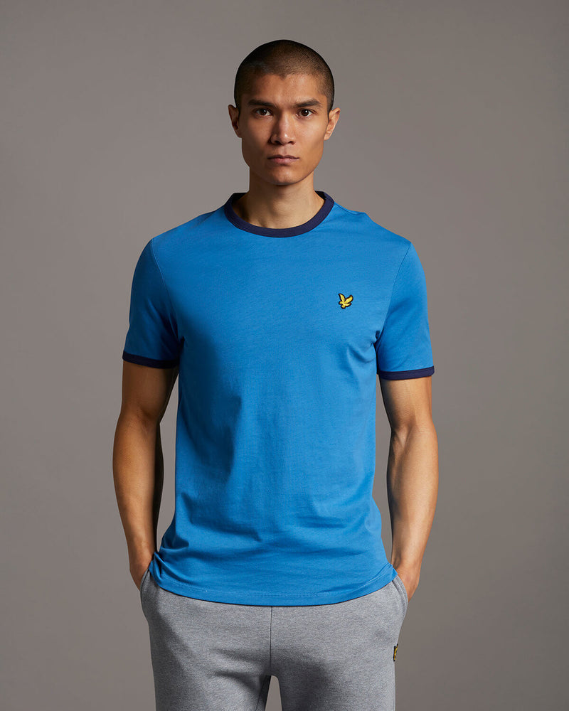 Ringer T-shirt - Yale Blue/navy