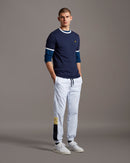 Ringer T-shirt - Navy/white