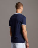 Ringer T-shirt - Navy/white