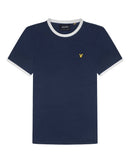 Ringer T-shirt - Navy/white