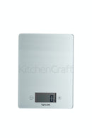 Digital Glass Kitchen Scales Silver
