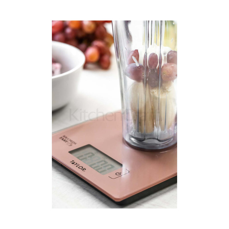 Digital Cooking Scales with Touchless Tare Rose Gold 5kg Capacity