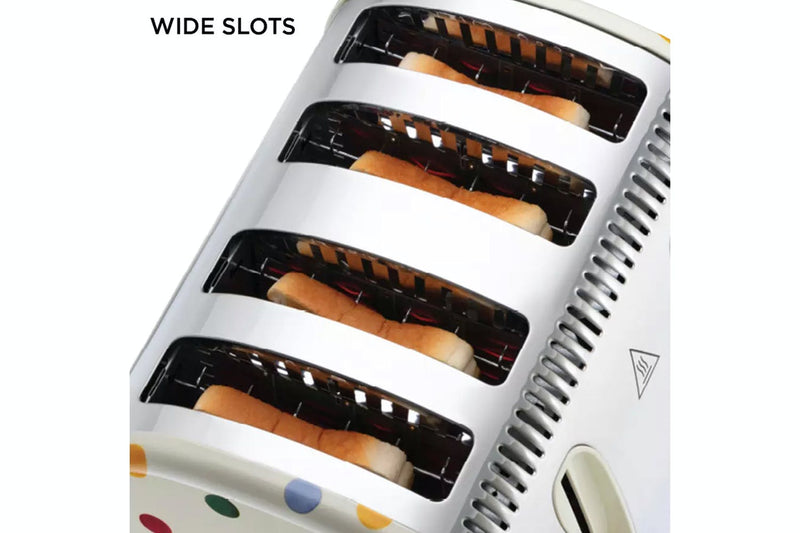 Emma Bridgewater 4 Slice Toaster - Polka Dot