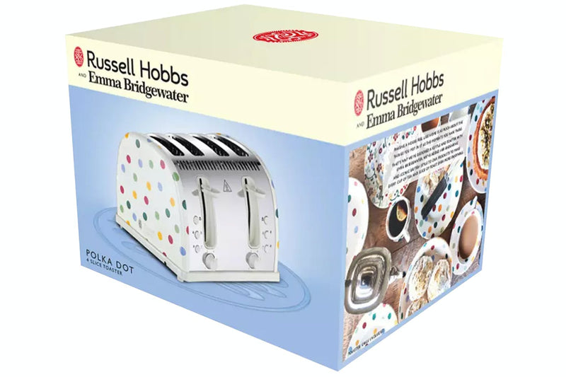 Emma Bridgewater 4 Slice Toaster - Polka Dot