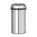 Touch Bin 60 Litre - Matt Steel