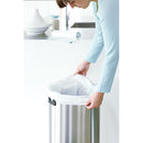 Touch Bin 60 Litre - Matt Steel