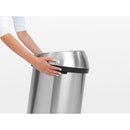 Touch Bin 60 Litre - Matt Steel