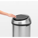 Touch Bin 60 Litre - Matt Steel