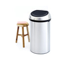 Touch Bin 60 Litre - Matt Steel