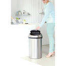 Touch Bin 60 Litre - Matt Steel
