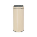 30L Touch Bin Almond