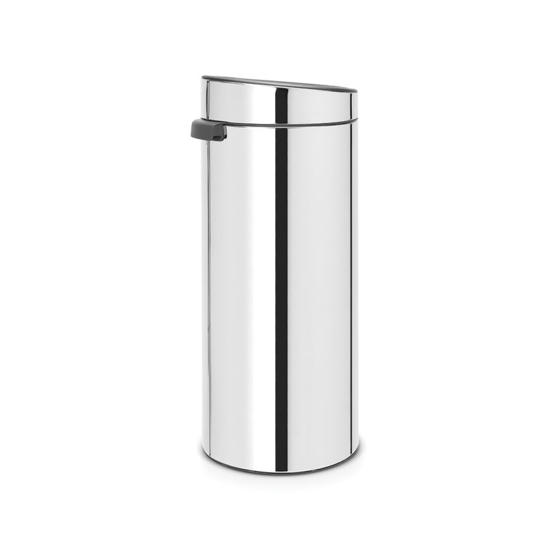 30L Touch Bin Brilliant Steel