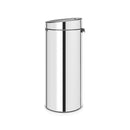 30L Touch Bin Brilliant Steel