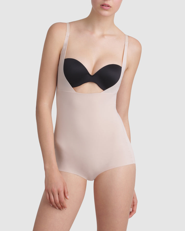 Wear Your Own Bra Body Briefer - Nude