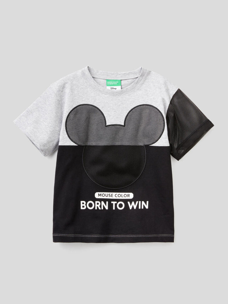 Girls Disney Born To Win T-shirt - Grey