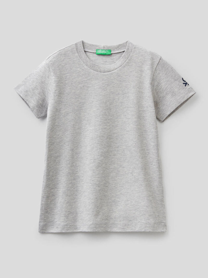 Boys Plain T-shirt - Grey