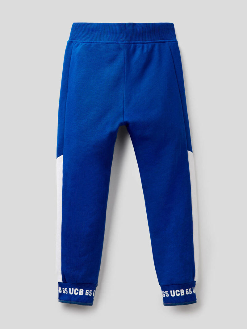 Boys Joggers With Side Stripe - Royal