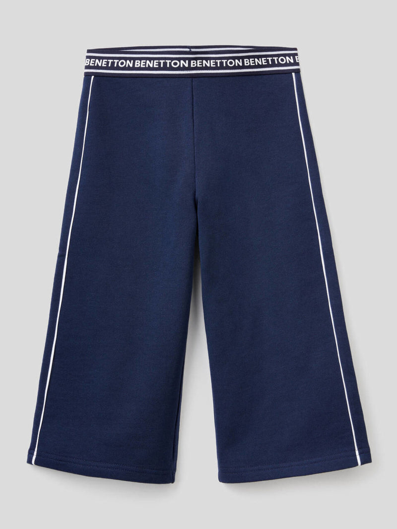 Girls Cropped Jogger - Navy