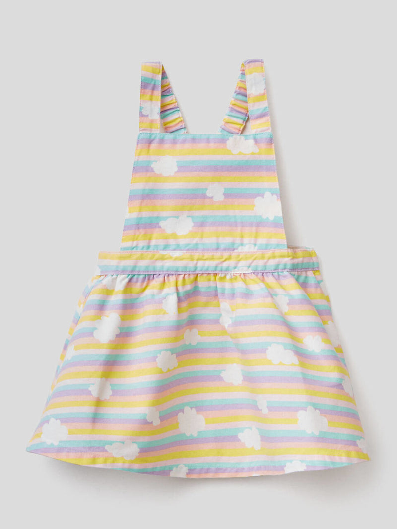 Candy Girl Skirt Dungaree - Stripe