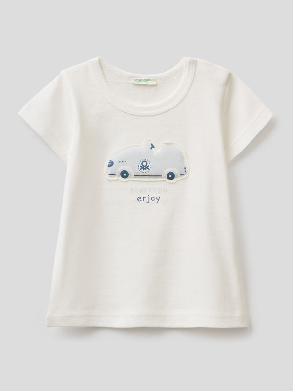 Baby Boy T-shirt - Cream