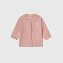 Baby Button Cardigan - Peach