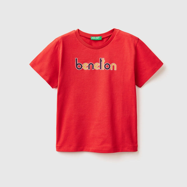 Boy Logo T-Shirt - Orange