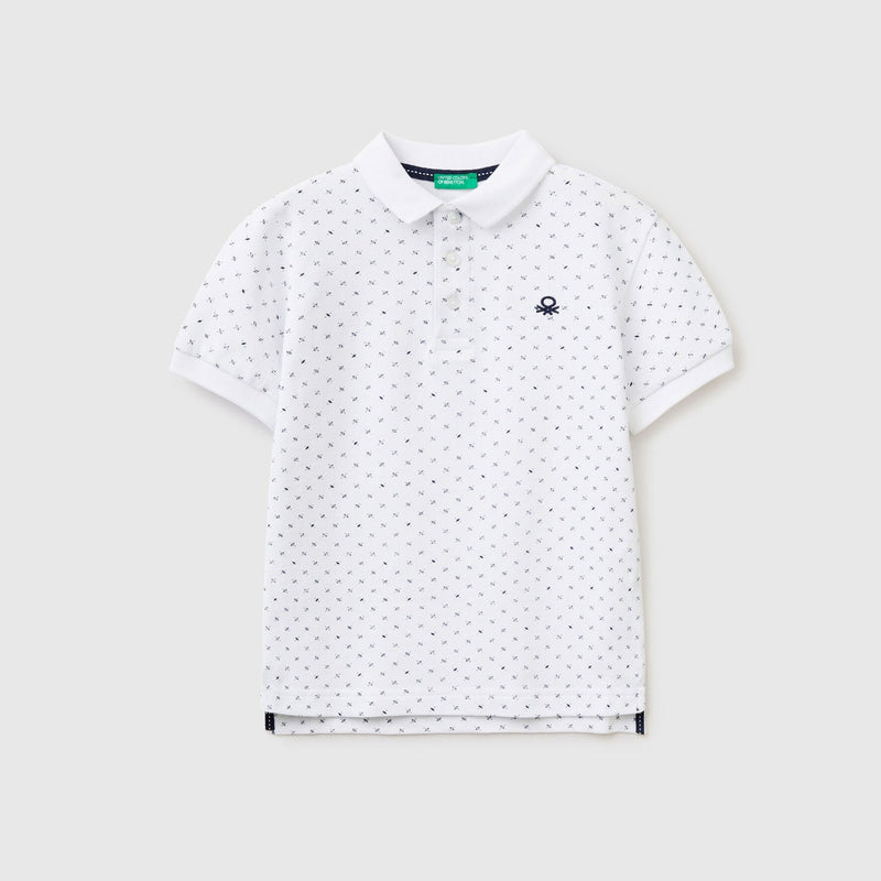 Boy Polo Shirt - White