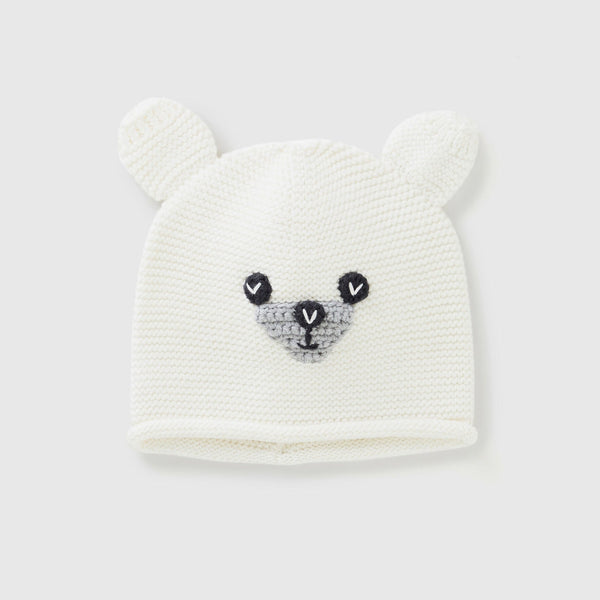 Baby Bear Hat - Cream