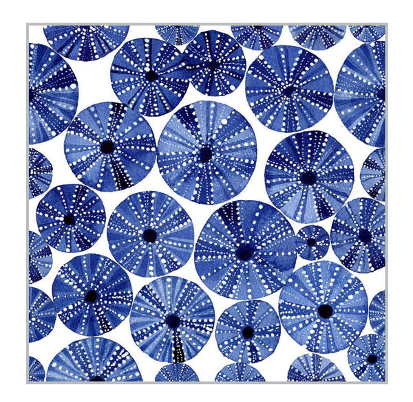 Pack of 20 Cocktail Napkins 25 x 25 - Ocean Urchin