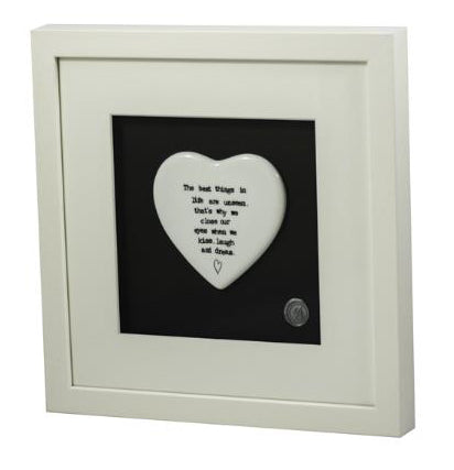 Ceramic Frame - Kiss Laugh and Dream