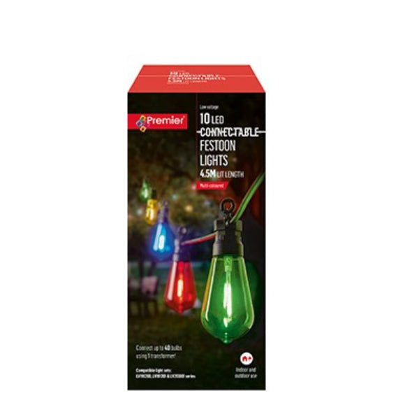 10 Light Connectable Lights Multi - Colour