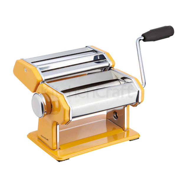 World of Flavours Yellow Stainless Steel Pasta Maker
